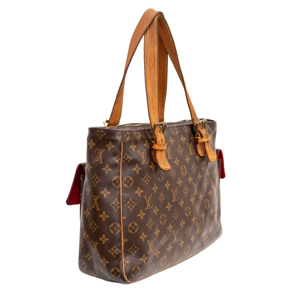 Louis Vuitton Monogram Multiple Cite Tote Bag Brown Canvas Shoulder Bag Vintage - Picture 3 of 13